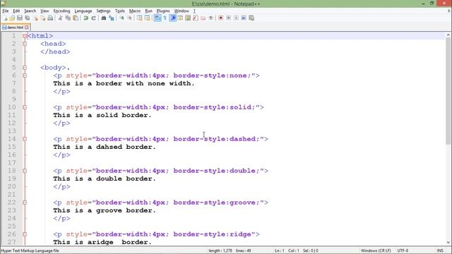 CSS - Borders смотреть онлайн