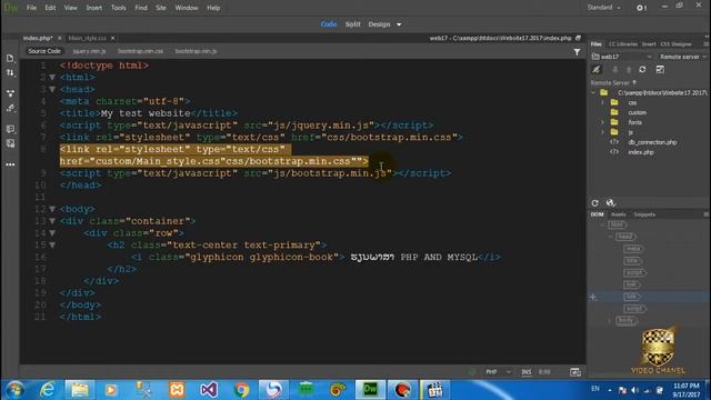 Qhia Bootstrap 3.3.7 using class and declare class part 4 2017 смотреть онлайн