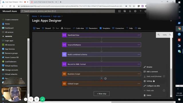 Implementing try catch in logic apps using scopes смотреть онлайн