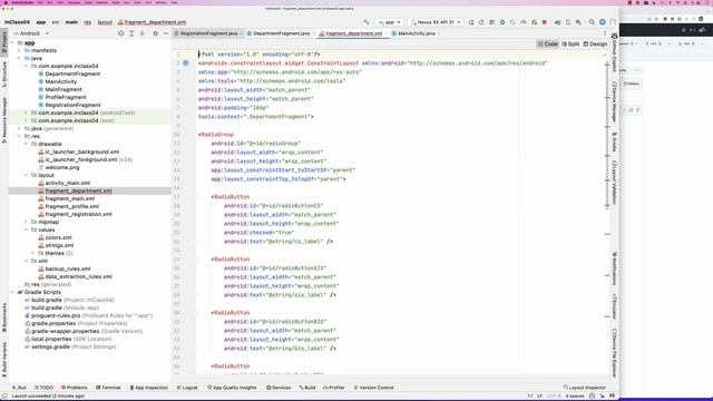 Week 4: Fragments and Data Passing - Solving In Class Assignment 4 смотреть онлайн
