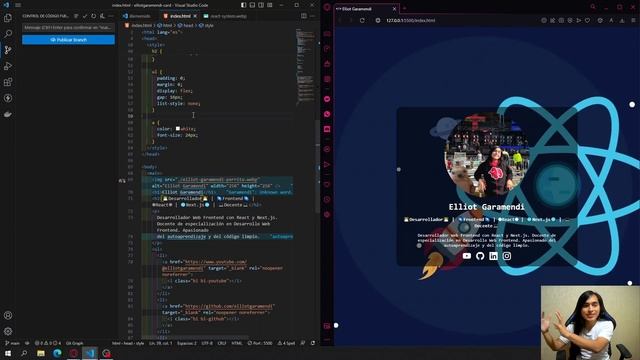 Cómo subir mi página web a internet de forma fácil y sin comando, VSC Git GitHub смотреть онлайн