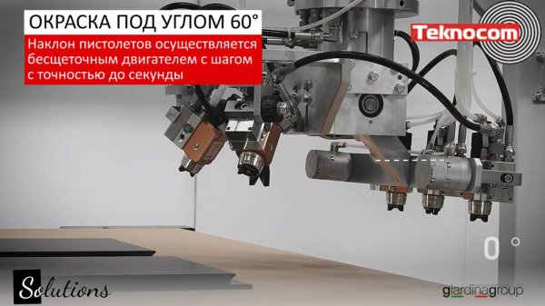 GS 25 Robotech NC Dry - картезианский окрасочный робот для мебельных фасадов