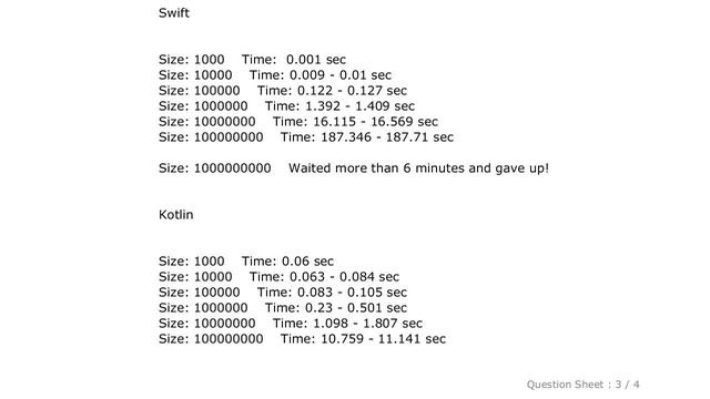 iOS : Swift vs Kotlin performance on sorting array смотреть онлайн