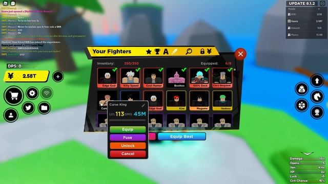 Getting Secret Curse King "Sukuna" On Anime Fighters Simulator ! Roblox смотреть онлайн