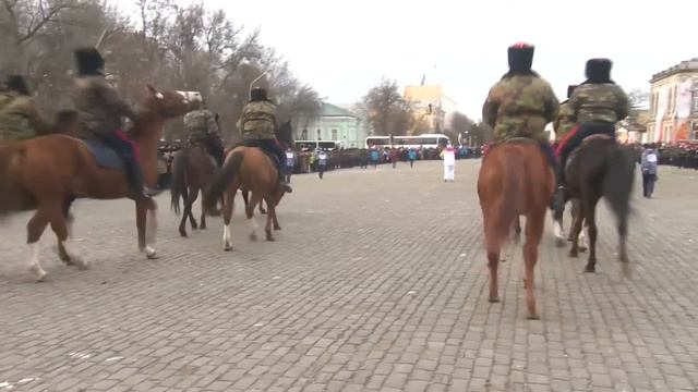Новочеркасск. Эстафета олимпийского огня. 21.01.2014. День 106. смотреть онлайн