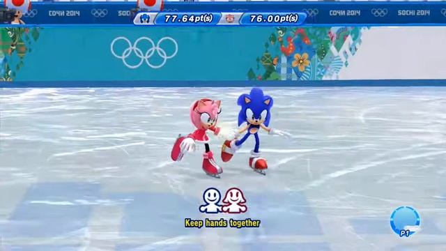 Mario and Sonic at the Sochi 2014 Olympic Winter Games- Figure Skating Pairs (Sonic and Amy) смотреть онлайн