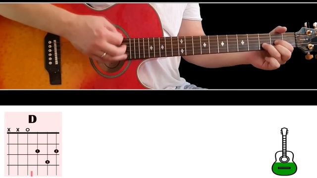 PROUD MARY - CCR - Guitar lesson - Acoustic guitar (with chords & lyrics) смотреть онлайн