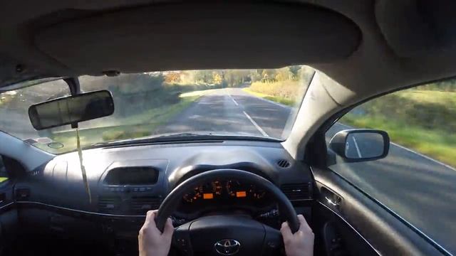 Toyota Avensis T25 1.8 VVT-i (95kw) automatic POV test Drive (GoPro) смотреть онлайн
