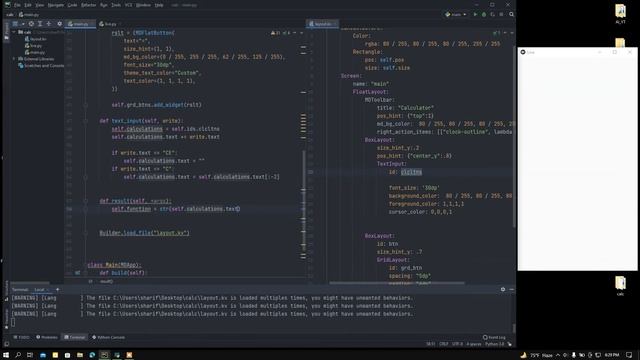 Add summation, subtraction, multiplication and division| Scientific Calculator with Kivy| Part #2 | смотреть онлайн