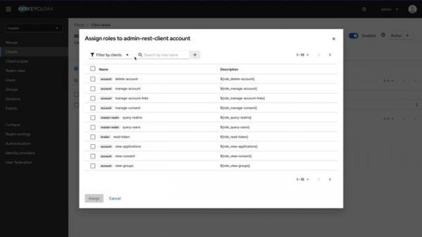Keycloak REST API with Postman