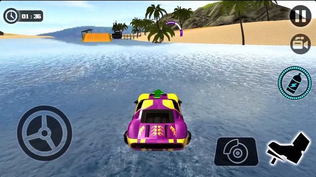 Floating Water Surfer Car Driving | Simulator Car Games – Android Gameplay смотреть онлайн
