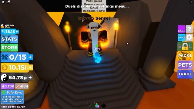 ✅Прокачал Ранг и Получил *?Елемент Огня?* | ⚡Легенды Ниндзя | Golden Sun Shuriken Legend | ROBLOX смотреть онлайн