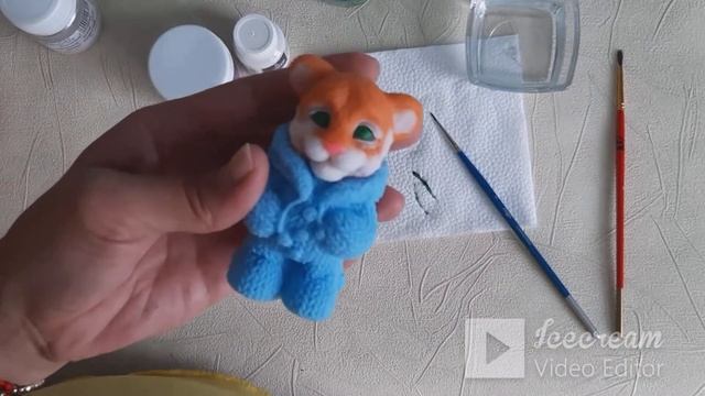 Мыло тигренок в костюмчике?? Форма от 