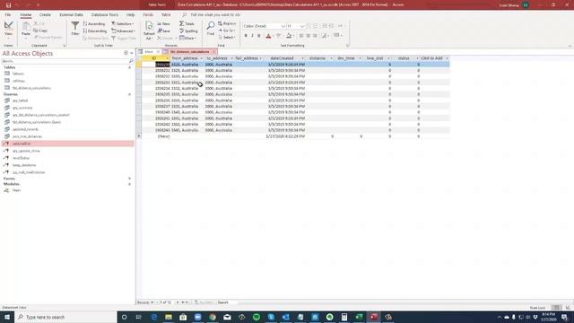 Calculate Distance between Zip Codes in Microsoft Access смотреть онлайн