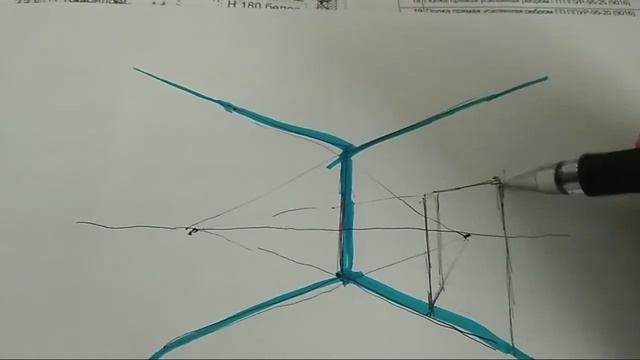 Рисование комнаты в перспективе. Проемы. смотреть онлайн