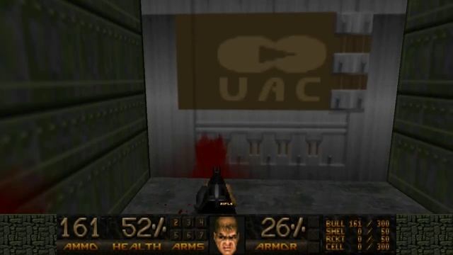 Doom 2: REQUIEM.WAD, MAP01 with BrutalDoom mod смотреть онлайн