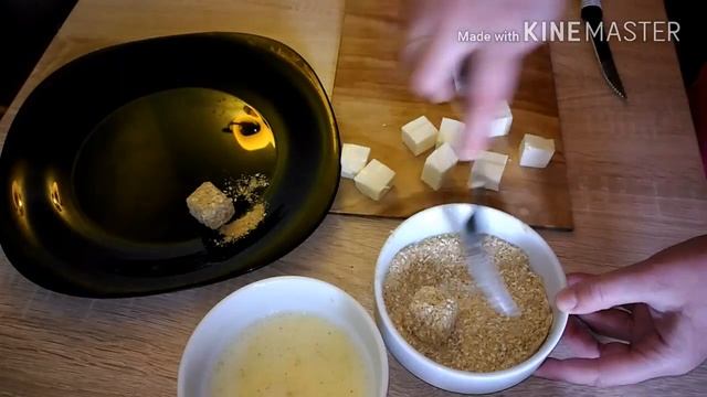 Объедение! Жареный сыр в хрустящей кунжутной корочке!Сырные наггетсы! Никто не устоит! смотреть онлайн