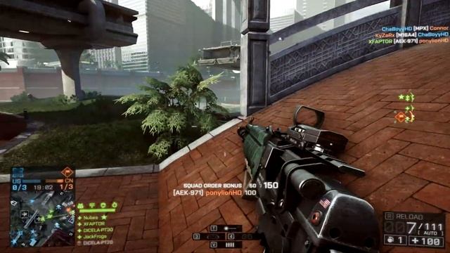 Lumphini Garden CTF - The chaos is back! - Battlefield 4 Dragon's Teeth gameplay смотреть онлайн