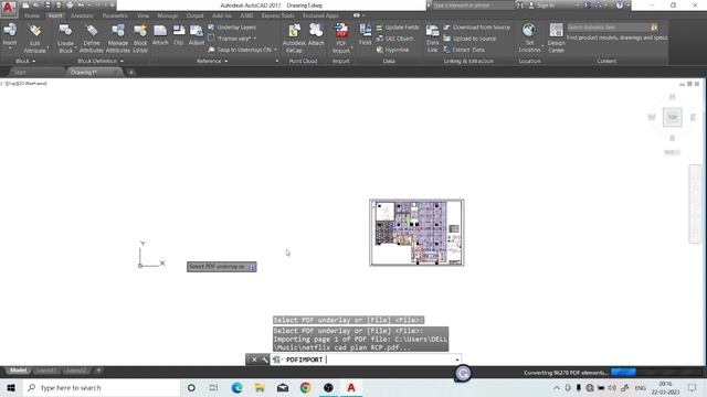 How to import pdf in AutoCAD DWG file with correct scale смотреть онлайн