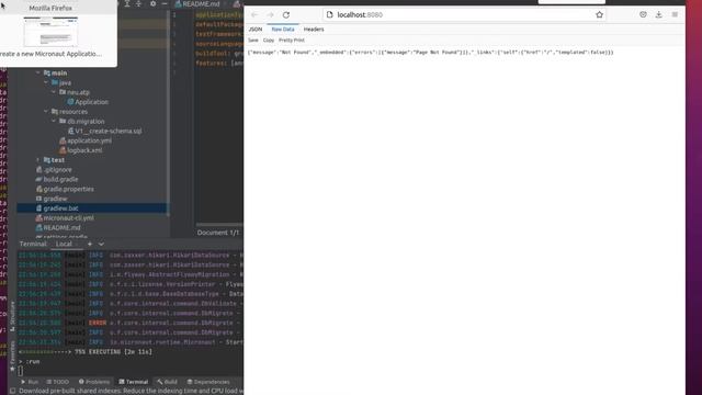Micronaut 90 - [Task] Defining a SQL Migration Script and creating database and table смотреть онлайн