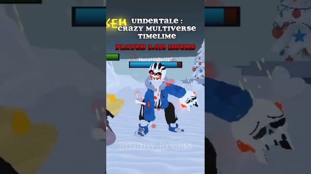 My Most Played Roblox Games (UnderTale) Played In Hours! | #shorts #undertale #roblox смотреть онлайн