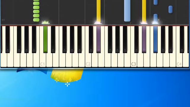 Blink 182 What's My Age Again [Piano tutorial by Synthesia] смотреть онлайн
