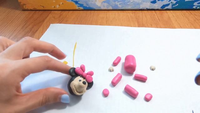 Мини Маус из пластилина/Видео лепка смотреть онлайн