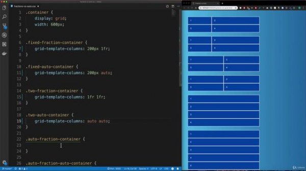 13 Fractions vs Auto