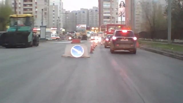 Киров.Проспект Строителей Новый асфальт смотреть онлайн