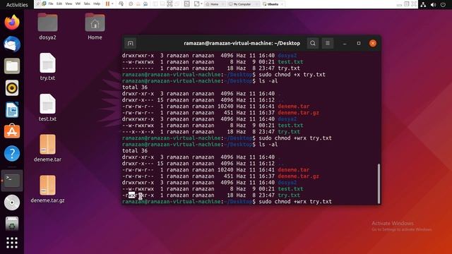 Temel Linux Dersleri 6. chmod Komutu смотреть онлайн