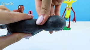 БЕГЕМОТ - Behemoth, Ягненок - the Lamb | Лепим Творения Тревора Хендерсона с Лепка ОК из пластилина