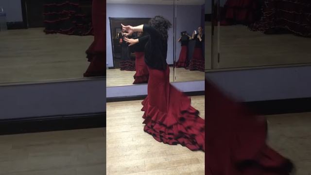Bata de Cola Technique por Seguirilla - Flamenco Dance Choreographies by Rina смотреть онлайн