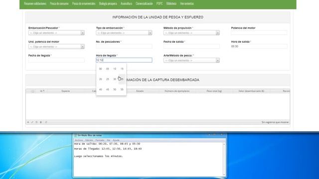Uso de TimePicker para el ingreso de horas al sistema. смотреть онлайн