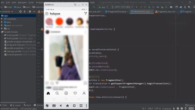Fragments in Android App Development - Fragment Tutorial in Android #1 смотреть онлайн