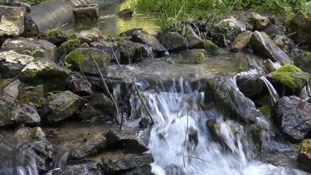 Россия. Родник в деревне, бьет прямо из-под дерева (и не только). В наше время важно расслабляться. смотреть онлайн