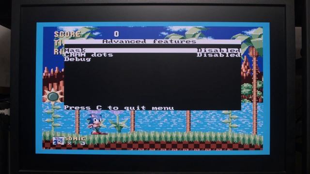 HDMI for Sega Mega Drive. 4.83x Height, Single Buffer, Zero Delay, CRAM dots. смотреть онлайн