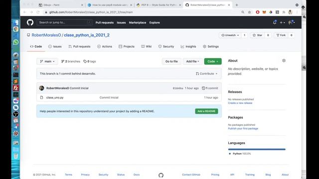 2. Github y Python смотреть онлайн
