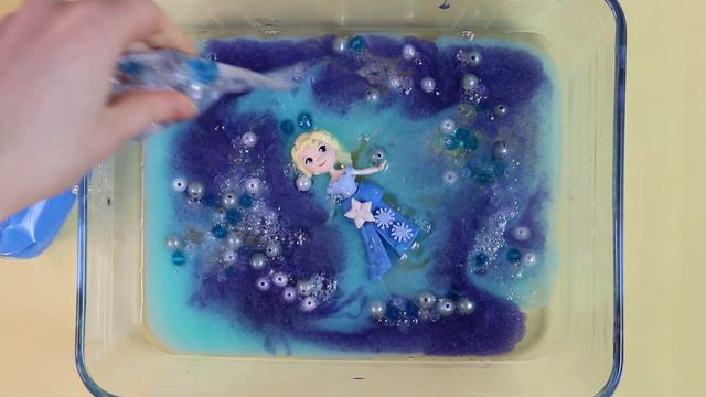 Making Elsa Slime With Funny Piping Bags #66 | Winter Clear Slime, ASMR Satisfying Slime смотреть онлайн