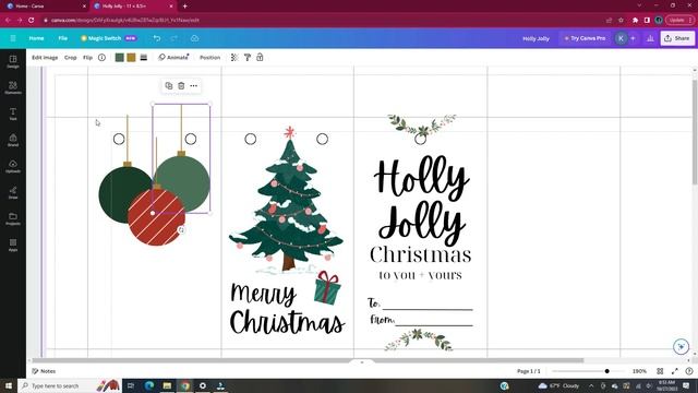 How To Make Printable Christmas Gift Tags in Canva To SELL on ETSY || kayohdesign смотреть онлайн