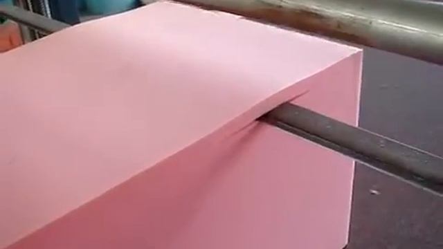 Машина для нарезки поролона (горизонтального типа) смотреть онлайн