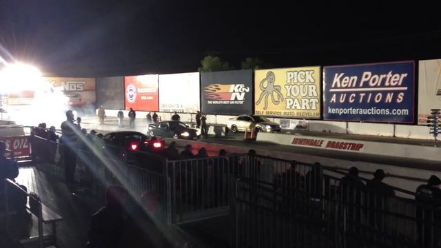 Turbo Jetta Vs VW and then Ford Fusion Vs Chevy at Irwindale смотреть онлайн