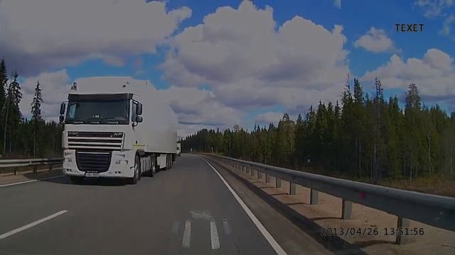 Фура идёт на таран! М-18. смотреть онлайн