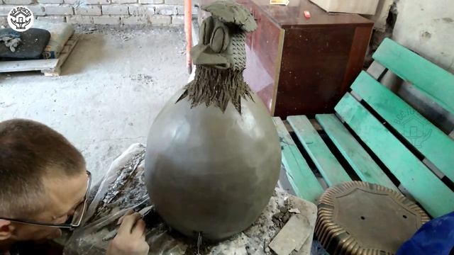УДИВИТЕЛЬНАЯ поделка из ЦЕМЕНТА ДЛЯ САДА | Crafts made of cement for the garden смотреть онлайн