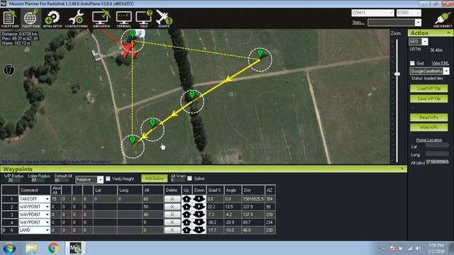 Arduplane auto-takeoff and auto-land test смотреть онлайн