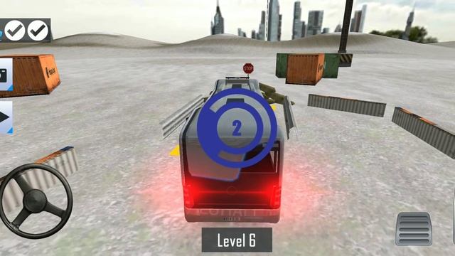 Us police bus parking simulator cops coach drive-Android/IOS-Gameplay смотреть онлайн