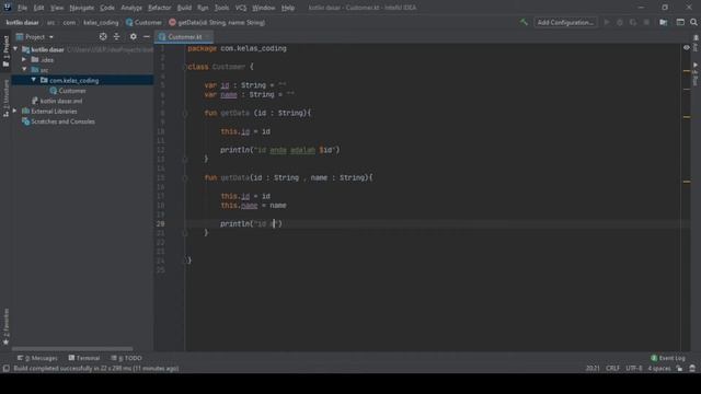Belajar Kotlin OOP Bahasa Indonesia - 07 Function Overloading смотреть онлайн