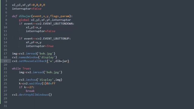 Recorte de imagen con Python + Opencv смотреть онлайн