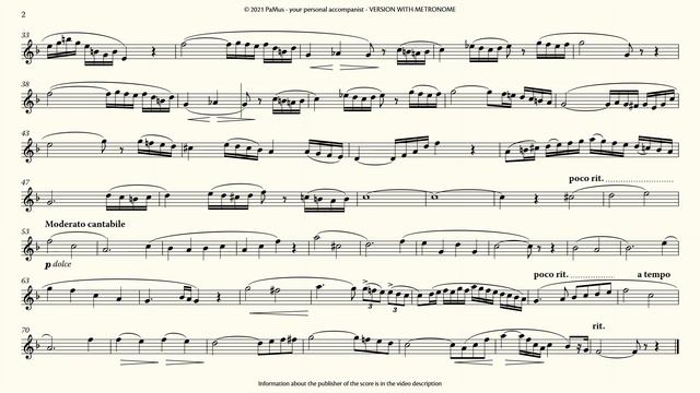 Emile Ramehda: Concone for clarinet and piano, accompaniment 442Hz смотреть онлайн