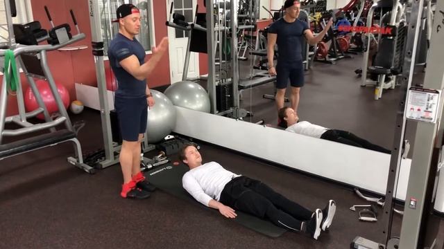 6.11. Подъем прямых ног лёжа