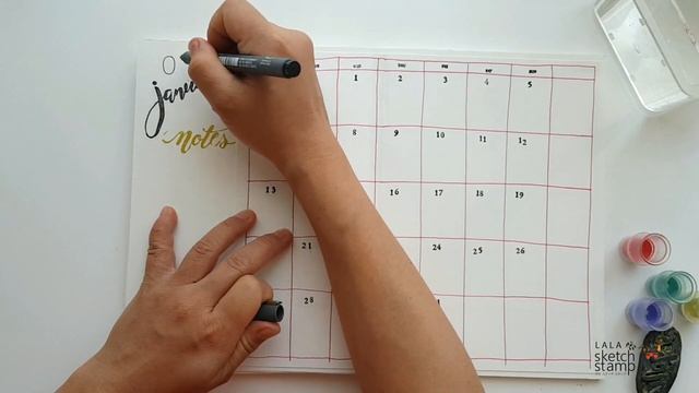 Ep.14 DIY PLANNER มกราคม เดือนเห็ดๆ l Lala Sketch Stamp смотреть онлайн